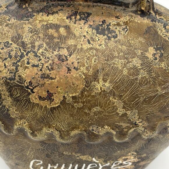 Ghuyeres Vintage Swiss Cowbell Brass Loud Tone Ring 4.5” - Picture 5 of 9